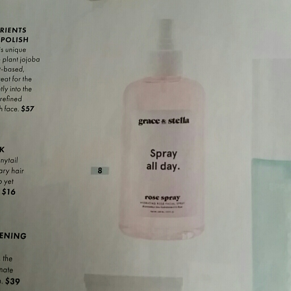 Grace & Stella rose facial spray